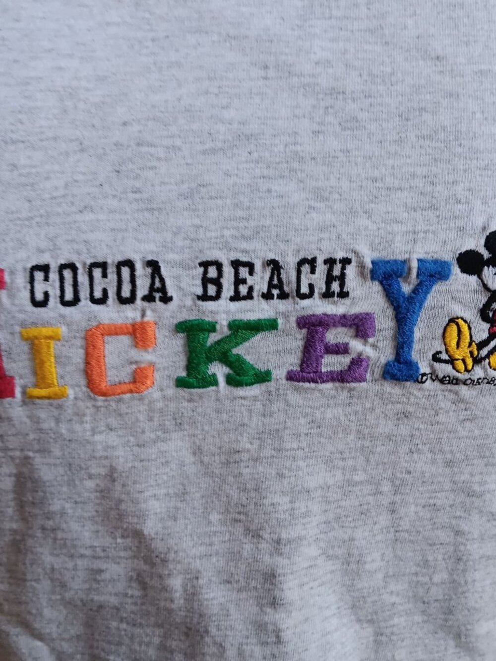 Small Disney Mickey Mouse Vintage Mens T-shirt Cocoa Beach Florida Sherry’s Best